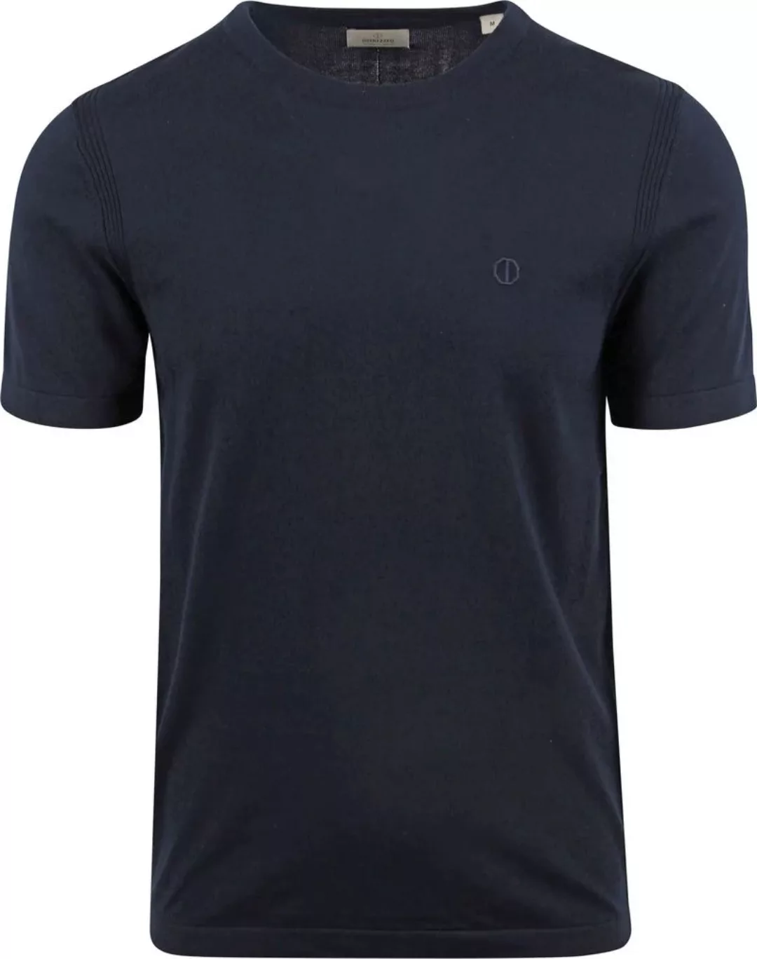 Dstrezzed Knitted T-shirt Dunkelblau - Größe M günstig online kaufen