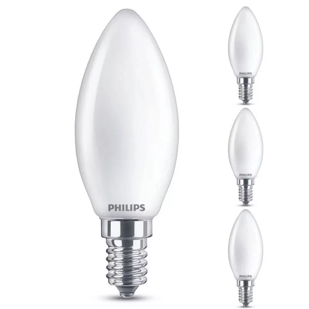Philips LED Lampe ersetzt 40 W, E14 Kerzenform B35, weiß, warmweiß, 475 Lum günstig online kaufen