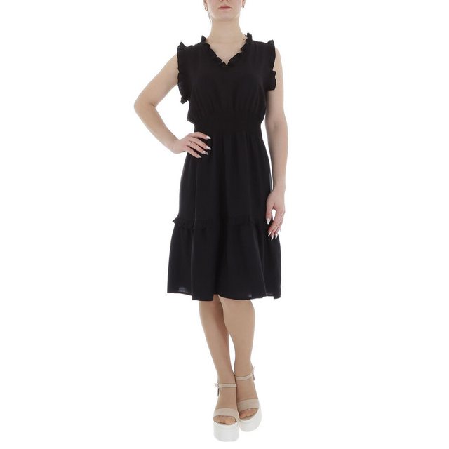 Ital-Design Sommerkleid Damen Freizeit Stufenkleid (85941328) Rüschen Somme günstig online kaufen