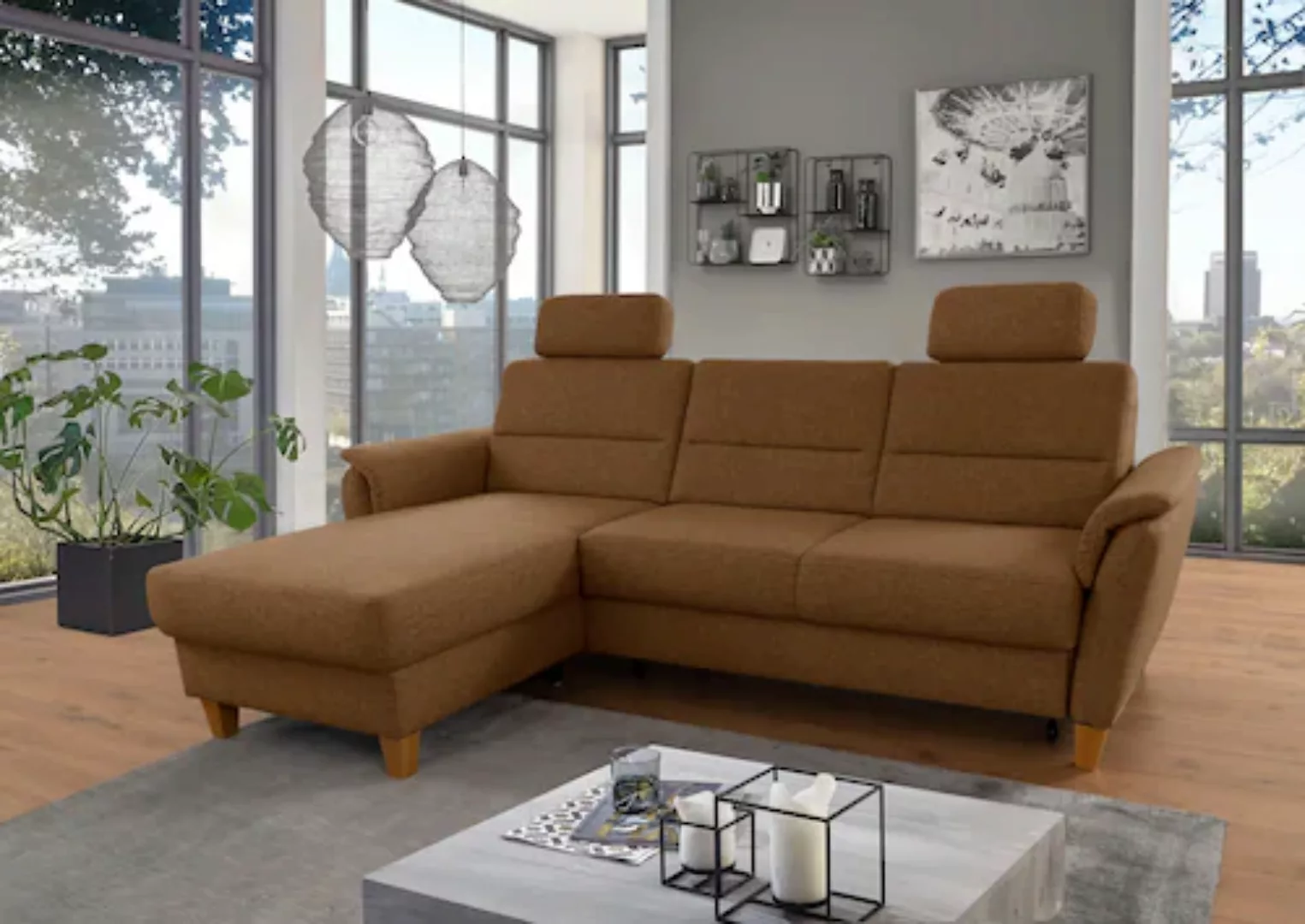 Home affaire Ecksofa "Palmera L-Form" günstig online kaufen