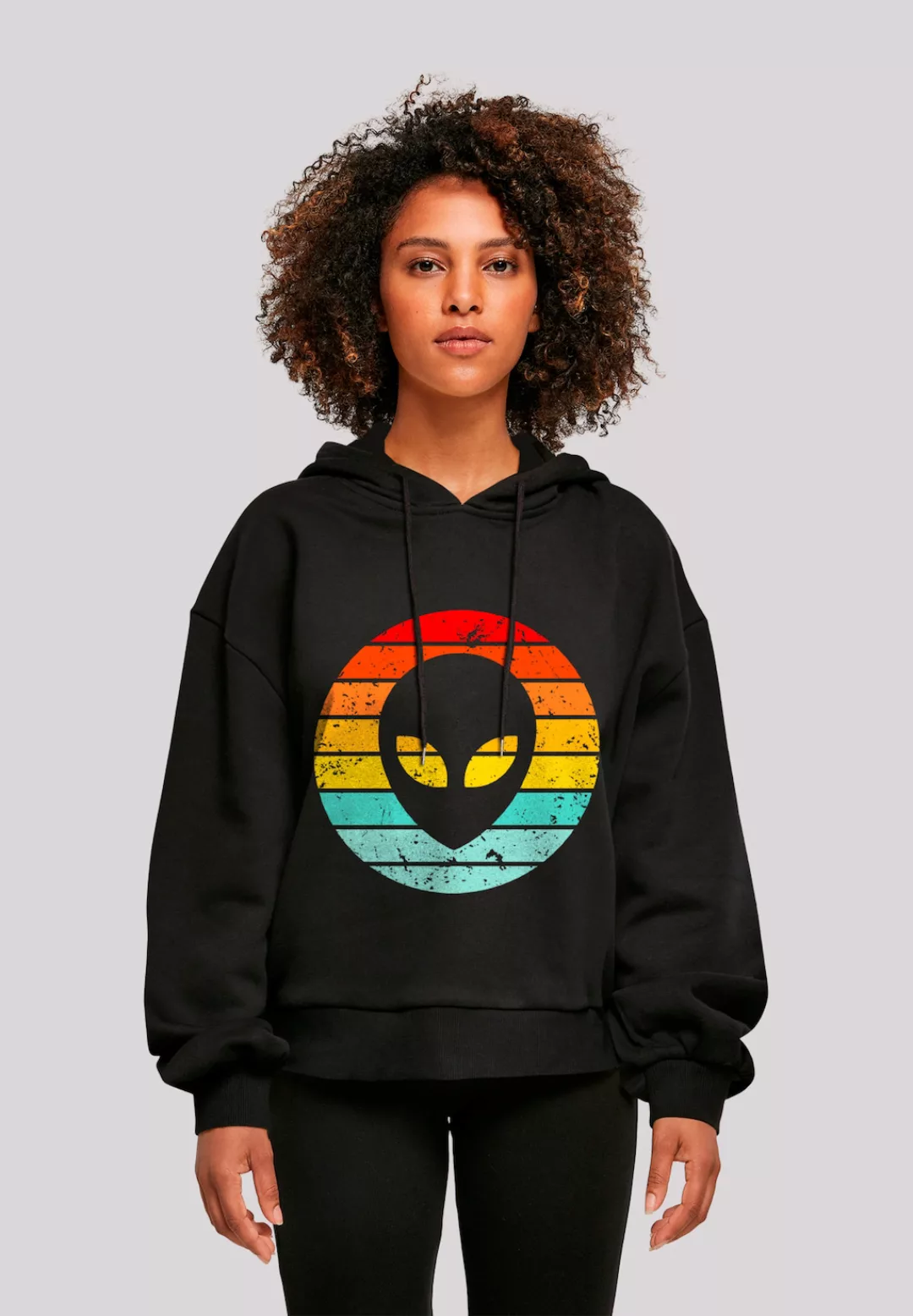 F4NT4STIC Sweatshirt "Alien Retro Sonnenuntergang", Premium Qualität günstig online kaufen