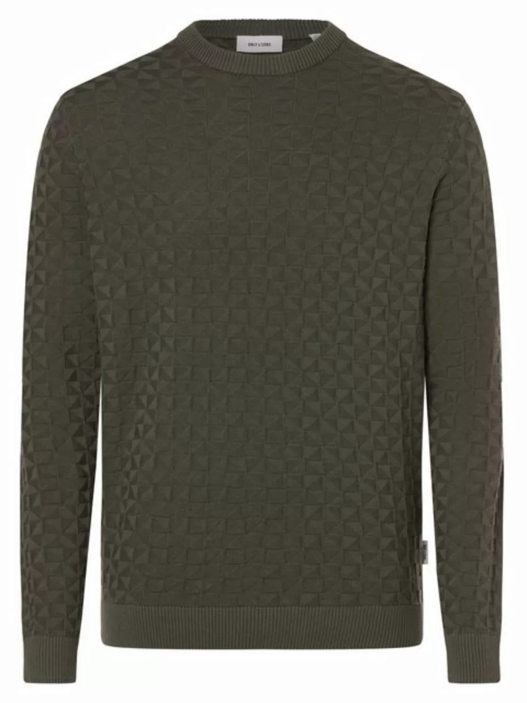 ONLY & SONS Rundhalspullover ONSKALLE REG 12 STRUC CREW KNIT NOOS günstig online kaufen