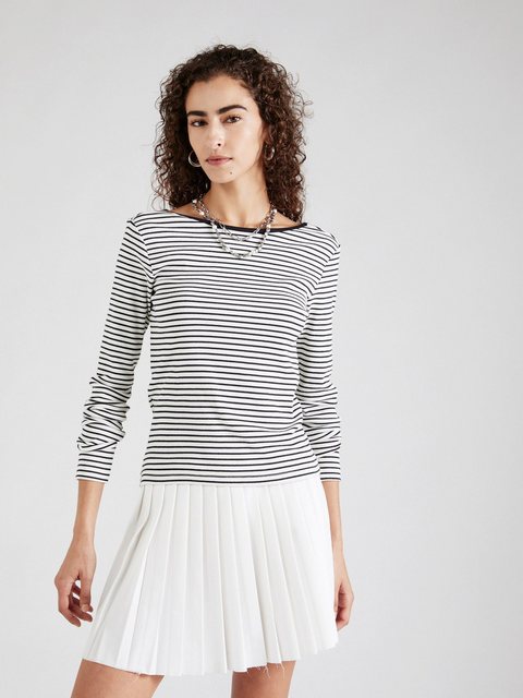 Vero Moda Langarmshirt "VMCHLOE STRIPE LS 2WAY SHORT TOP GO NOOS" günstig online kaufen