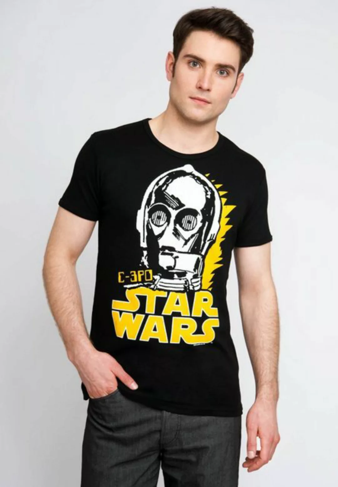 LOGOSHIRT T-Shirt C-3PO mit C-3PO-Print günstig online kaufen