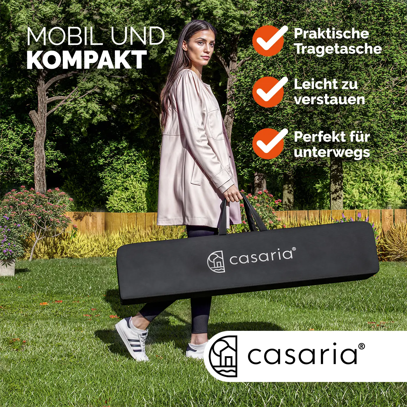 Faltpavillon Capri - Popup Schwarz 3x3m günstig online kaufen