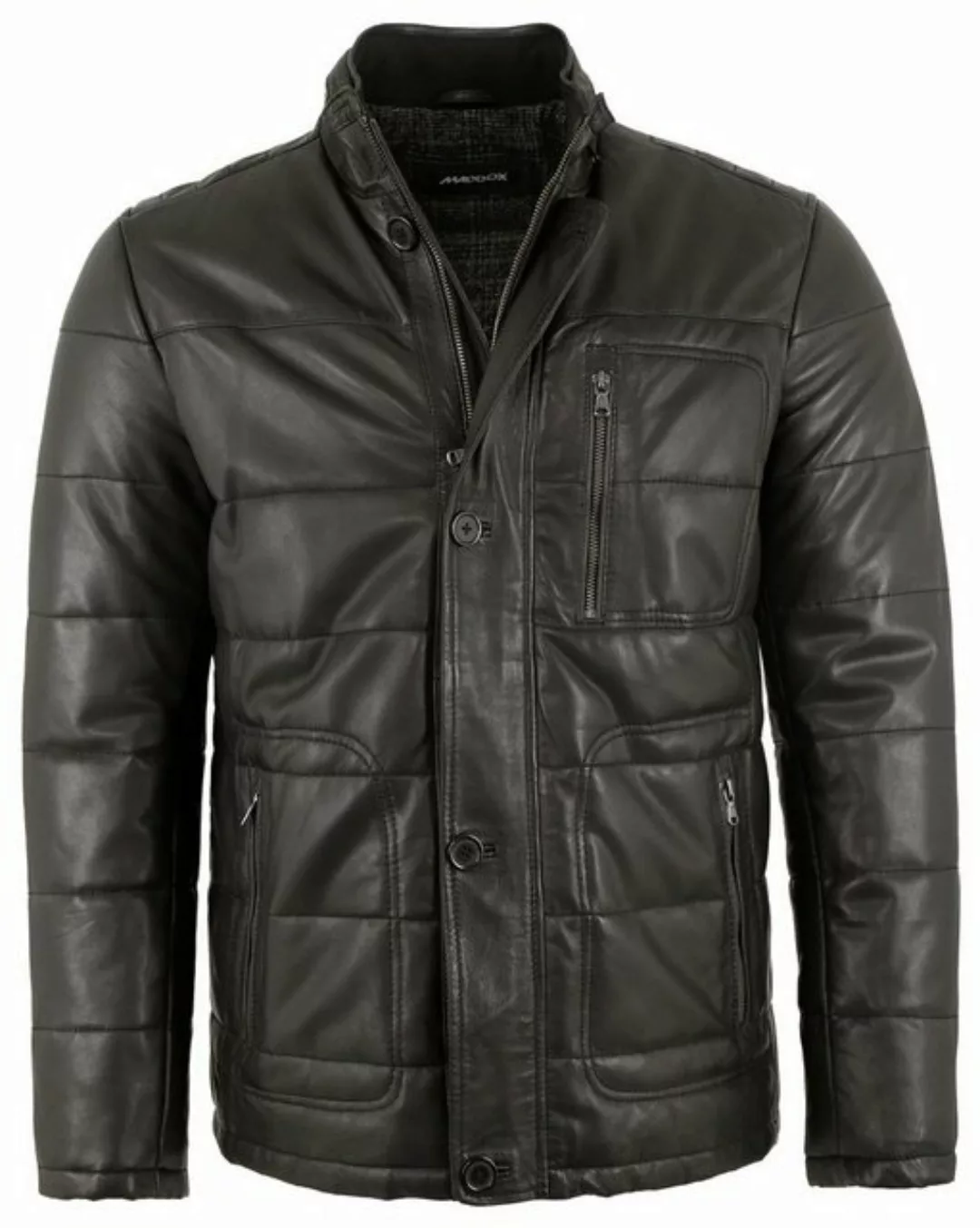 Maddox Lederjacke Warren MADDOX - Herren Lederjacke Steppjacke Lammnappa sc günstig online kaufen