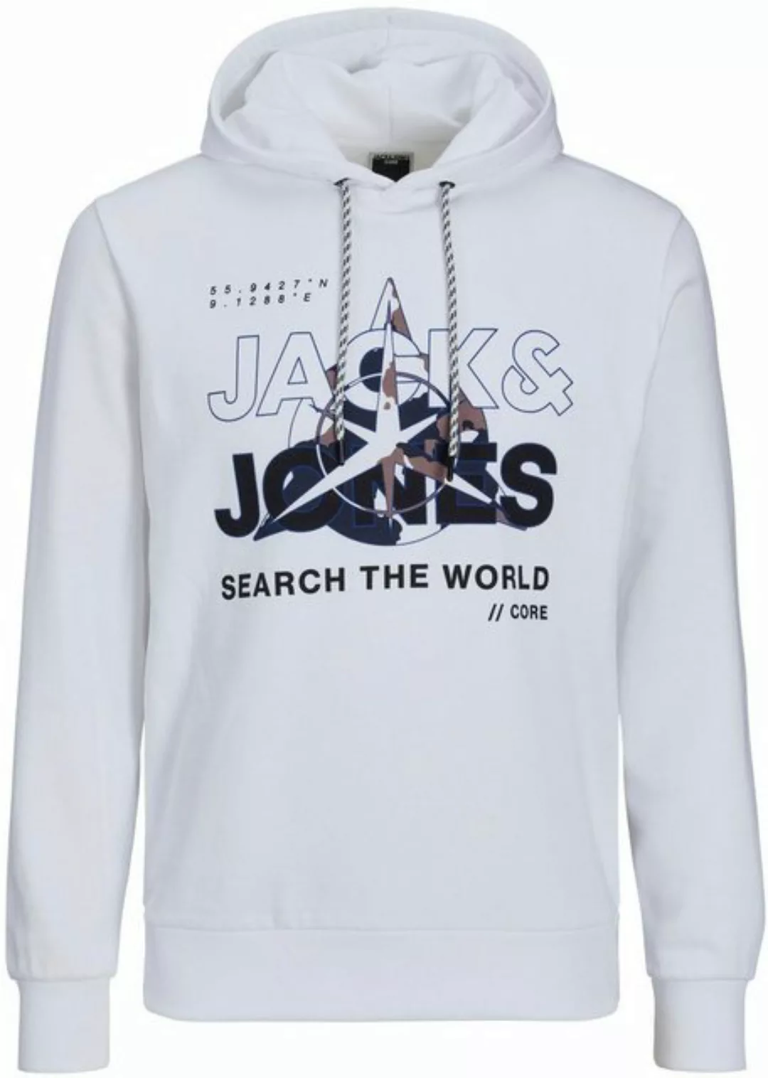 Jack & Jones Kapuzensweatshirt JCOHUNT SWEAT HOOD LN günstig online kaufen