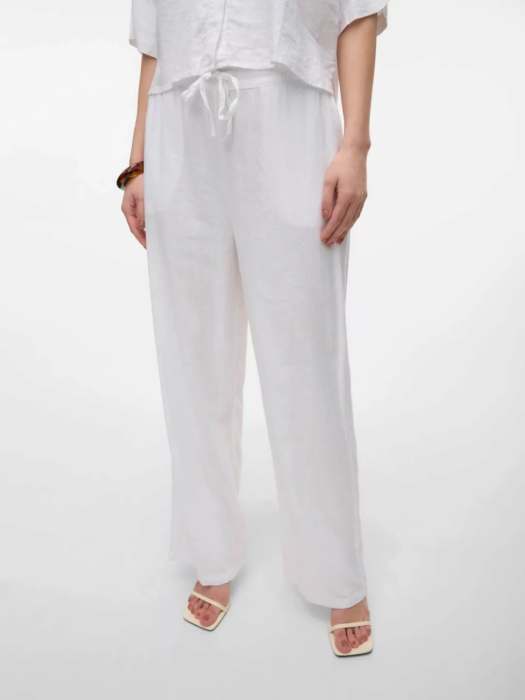 Vero Moda Schlupfhose "VMLINN LINEN PANTS WVN NOOS" günstig online kaufen