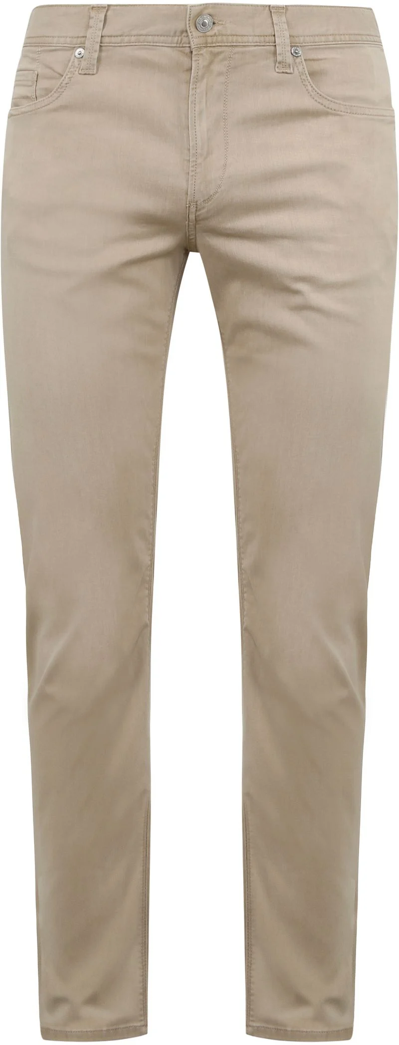 Alberto Röhrenhose Denim Braun Beige - Größe W 34 - L 34 günstig online kaufen