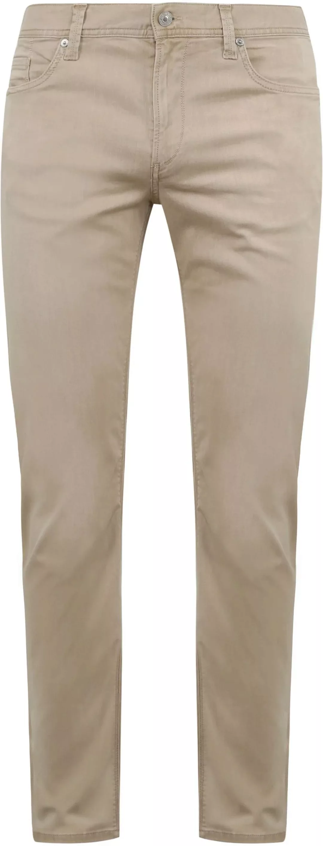 Alberto Röhrenhose Denim Braun Beige - Größe W 32 - L 34 günstig online kaufen