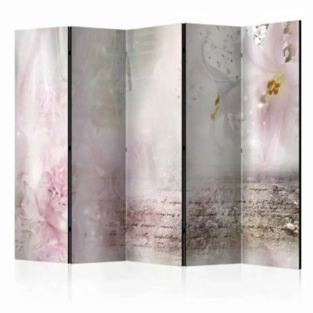 artgeist Paravent Delicate Lilies II [Room Dividers] mehrfarbig Gr. 225 x 1 günstig online kaufen