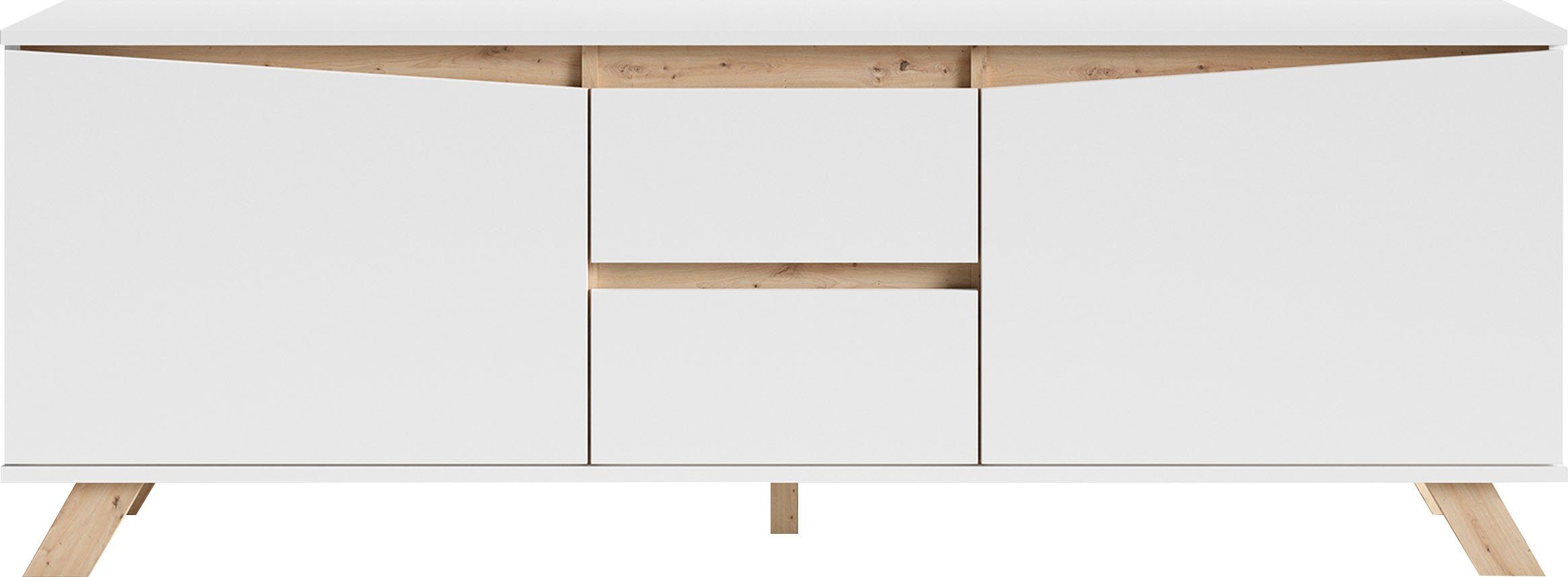 INOSIGN Lowboard "Valentin", 160cm TV Board mit 2 Türen und 2 Schubkästen i günstig online kaufen