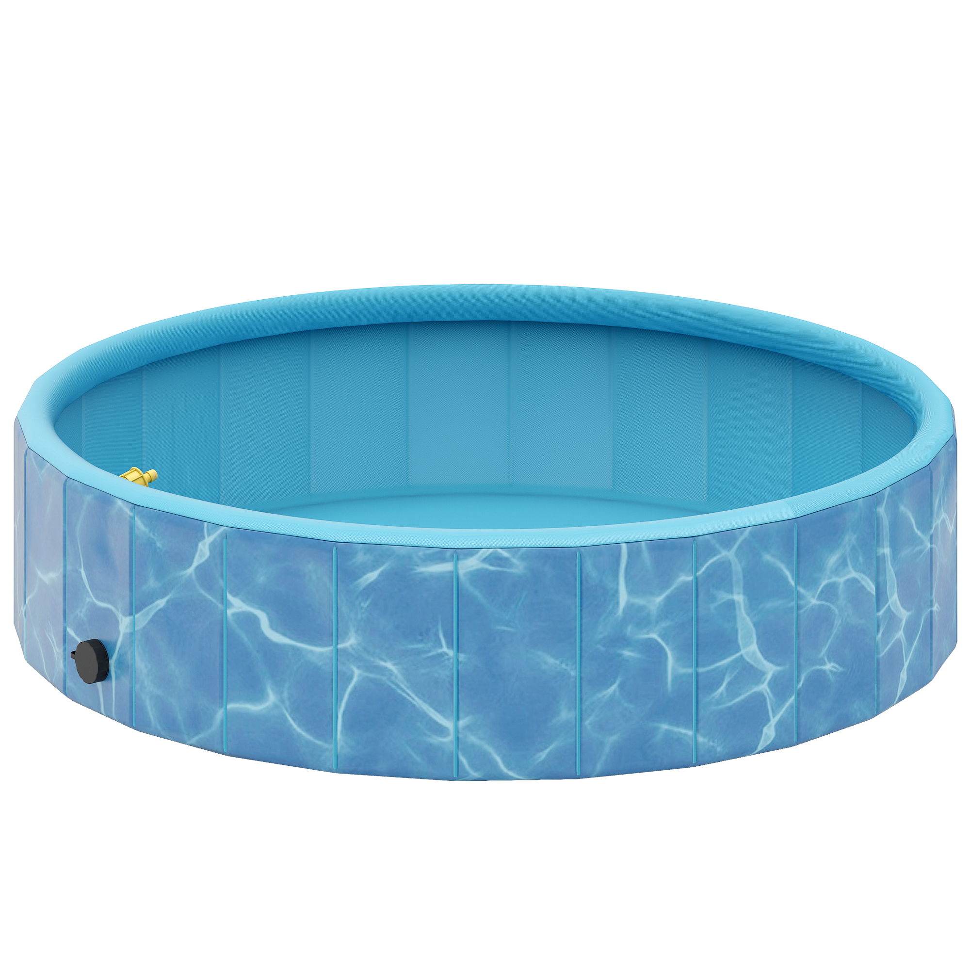 PawHut Hundepool Faltbar Planschbecken mit Brunnen- und Wasserpolsterdesign günstig online kaufen