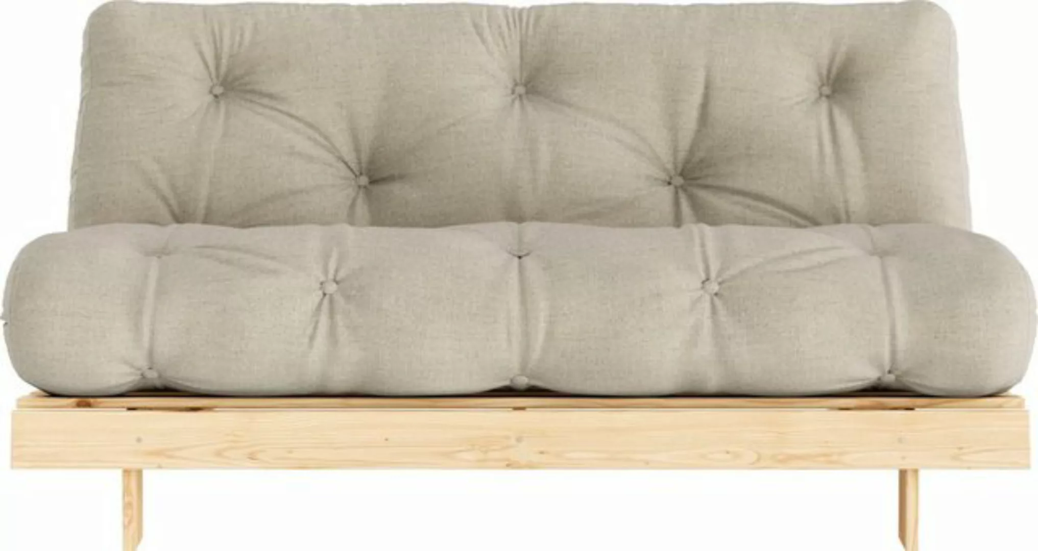 Karup Design Schlafsofa Roots 160, 2 Teile, Mit Holzstruktur, inkl. Futonma günstig online kaufen