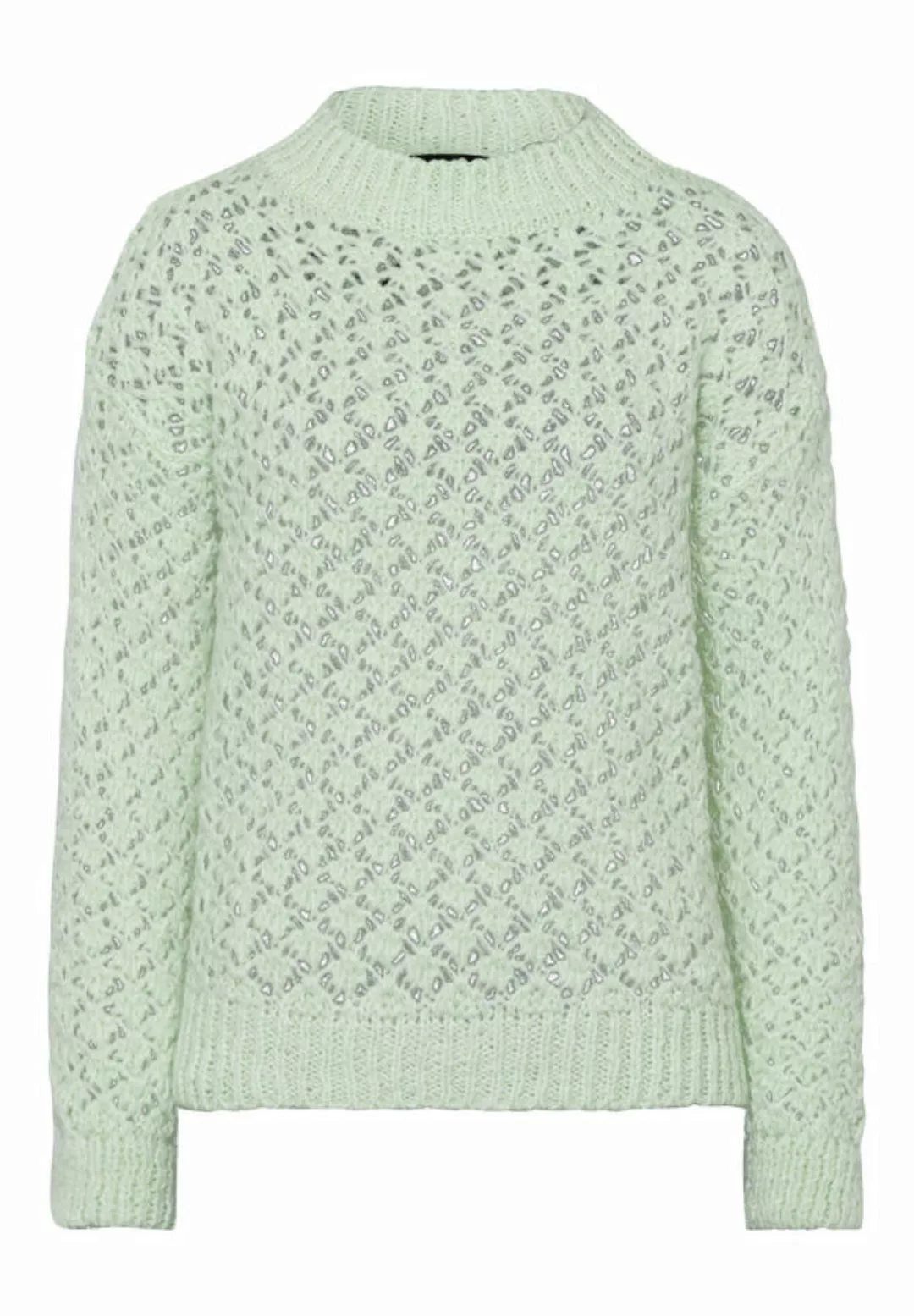 Struktur-Pullover, sage green günstig online kaufen