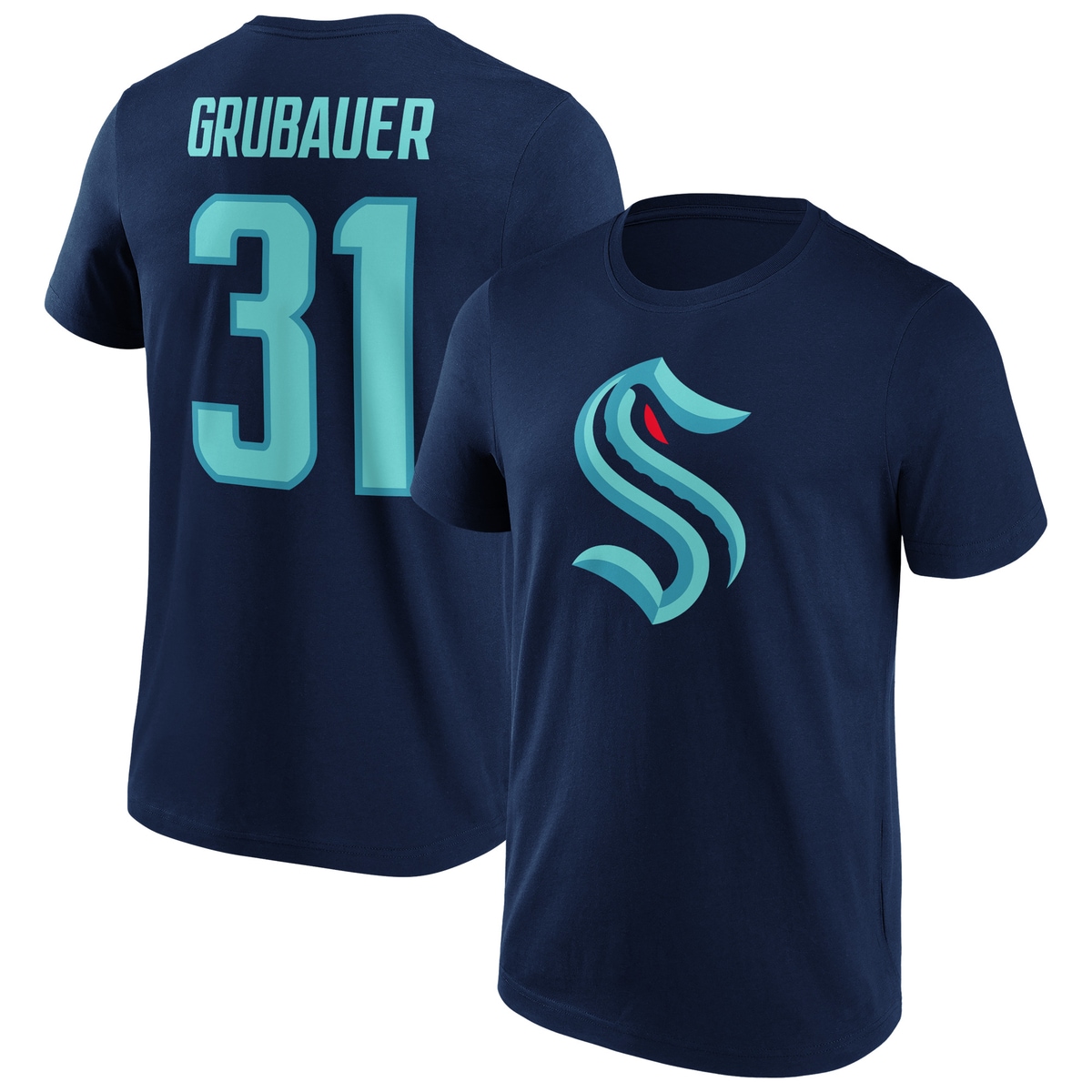 Fanatics T-Shirt "Fanatics Shirt Seattle Kraken N&N Graphic Grubauer 31" günstig online kaufen