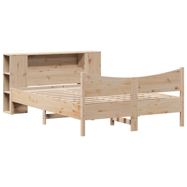 vidaXL Bett Massivholzbett ohne Matratze 135x190 cm Kiefernholz günstig online kaufen