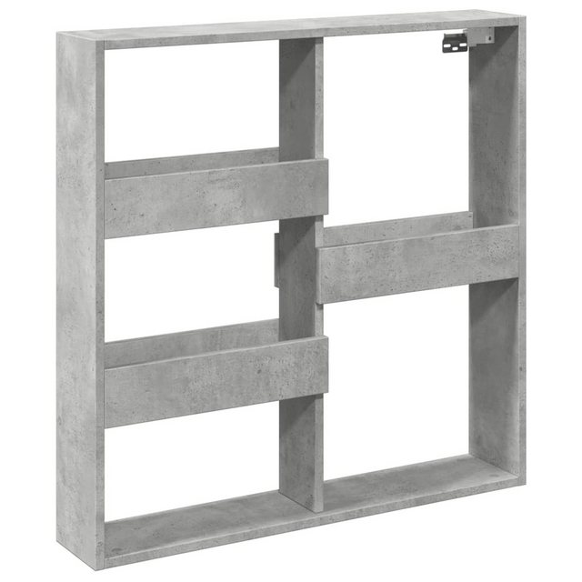 vidaXL Schrankmodule Wandschrank Betongrau 80x15x80 cm Holzwerkstoff günstig online kaufen