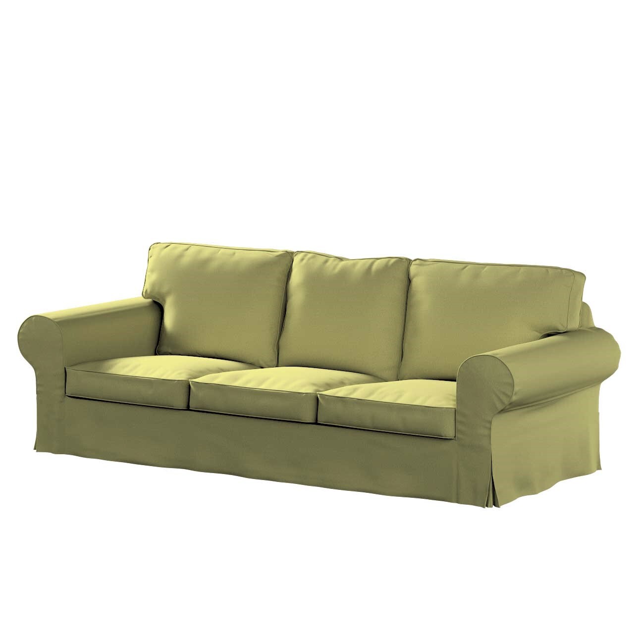 Bezug für Ektorp 3-Sitzer Sofa nicht ausklappbar, salbeigrün, Sofabezug für günstig online kaufen
