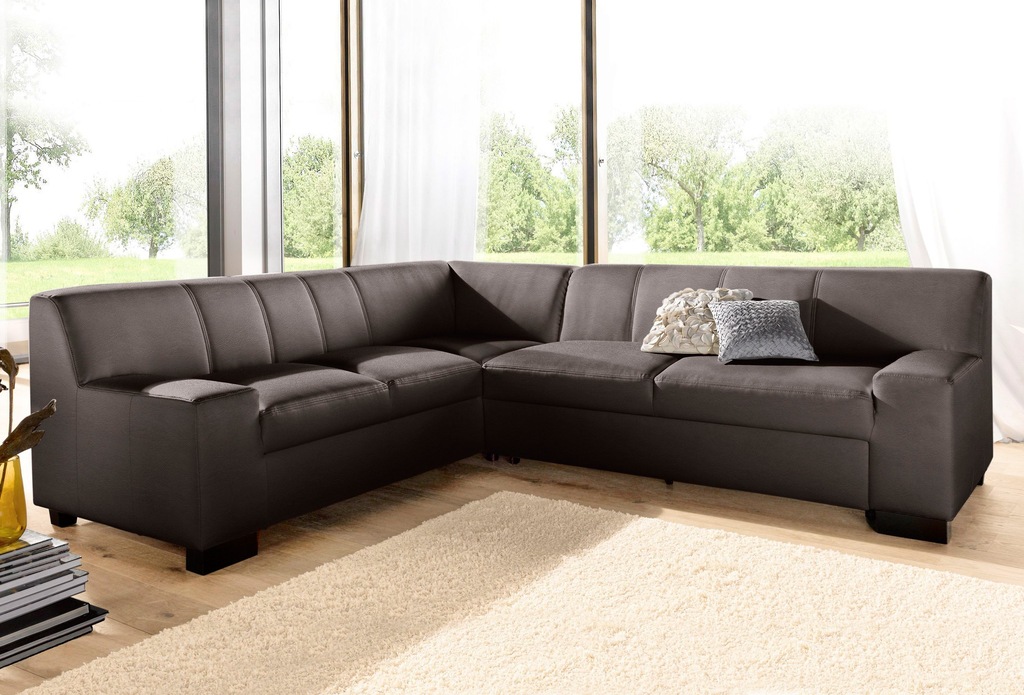DOMO collection Ecksofa "Norma Top, elegant und modern, flache Armlehnen, L günstig online kaufen