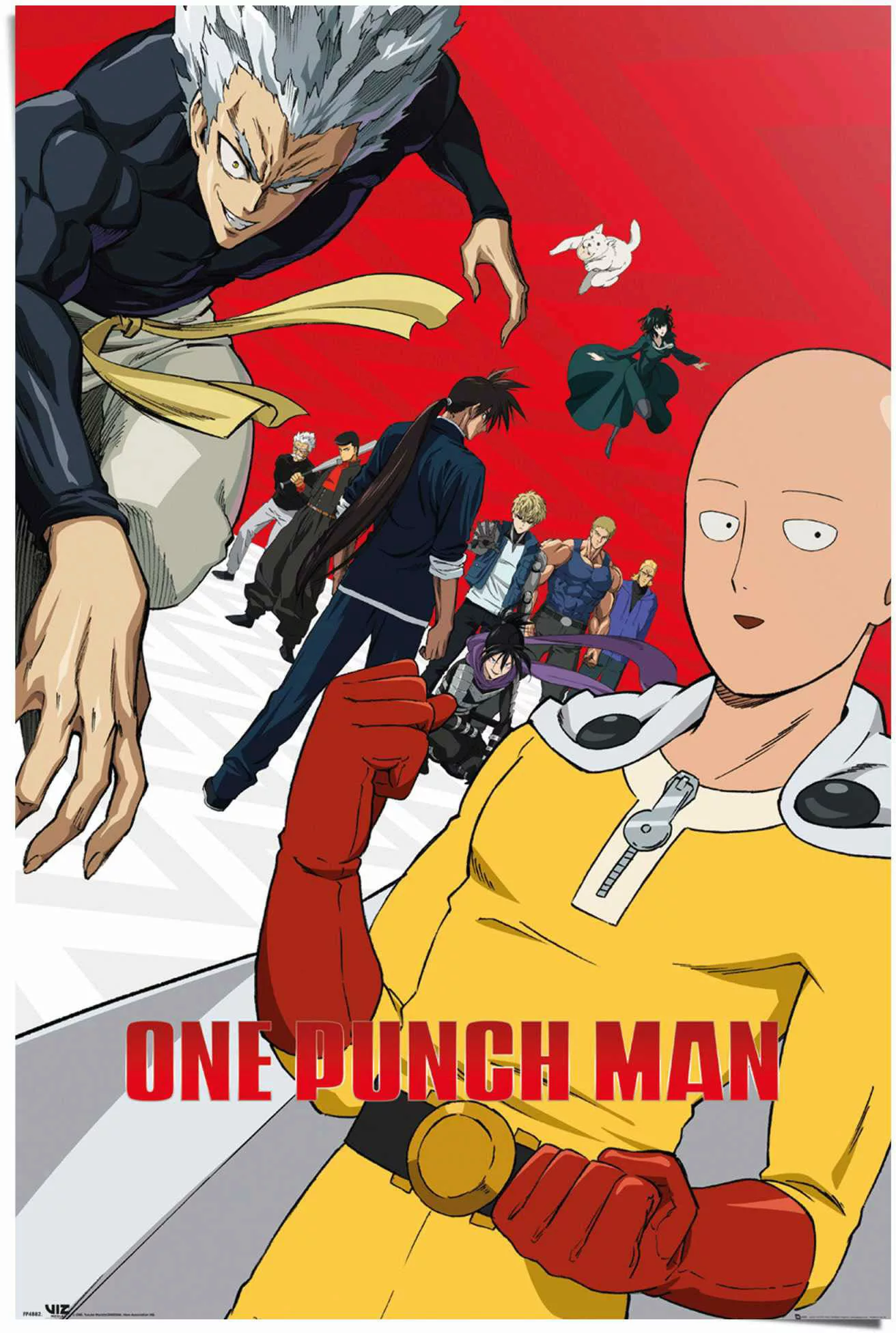 Reinders Poster "One Punch Man Japan - Webcomic - Manga - Superheld Saitama günstig online kaufen
