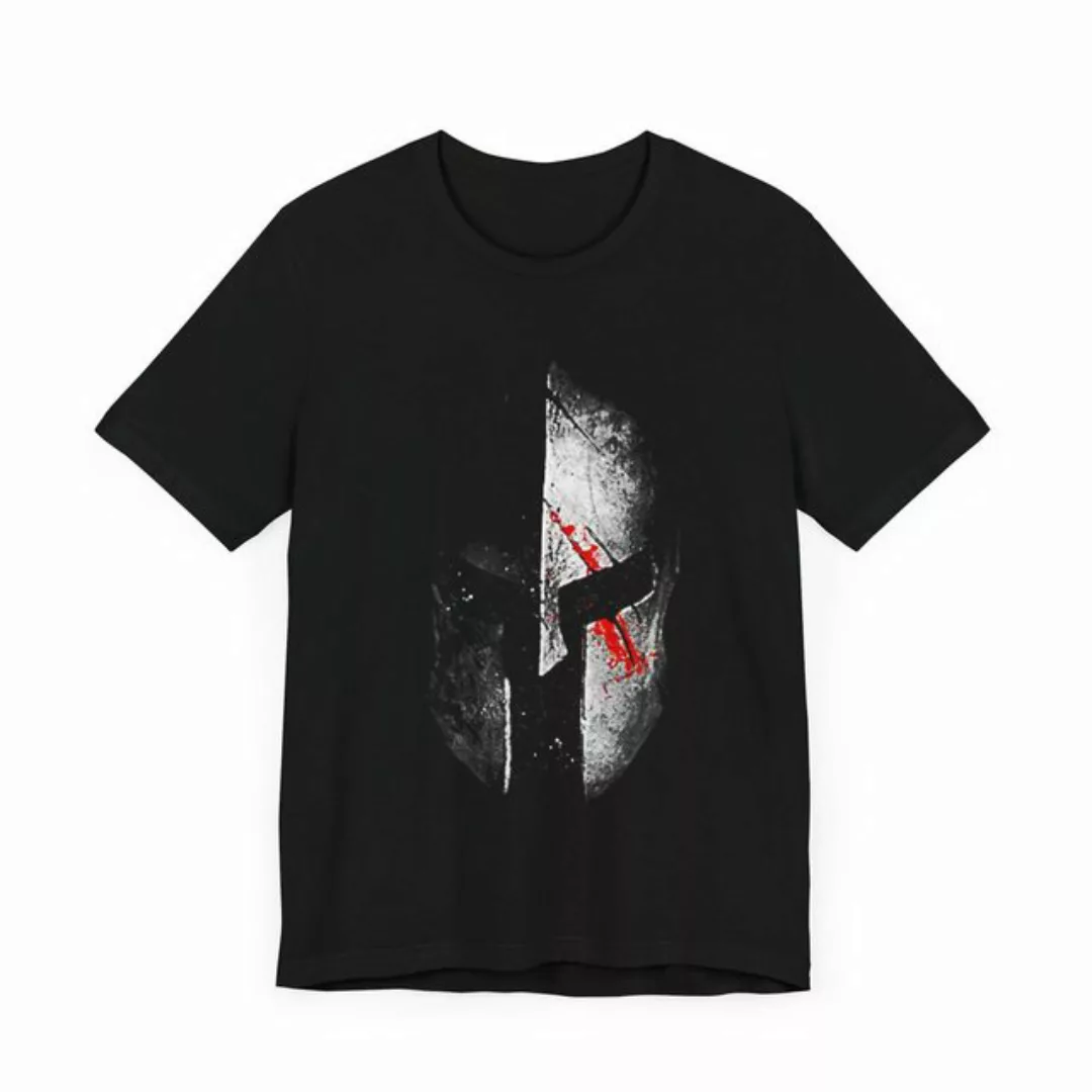 TopGekauft Print-Shirt Unisex T-Shirt Sparta Helm Krieger Warrior Aufdruck günstig online kaufen