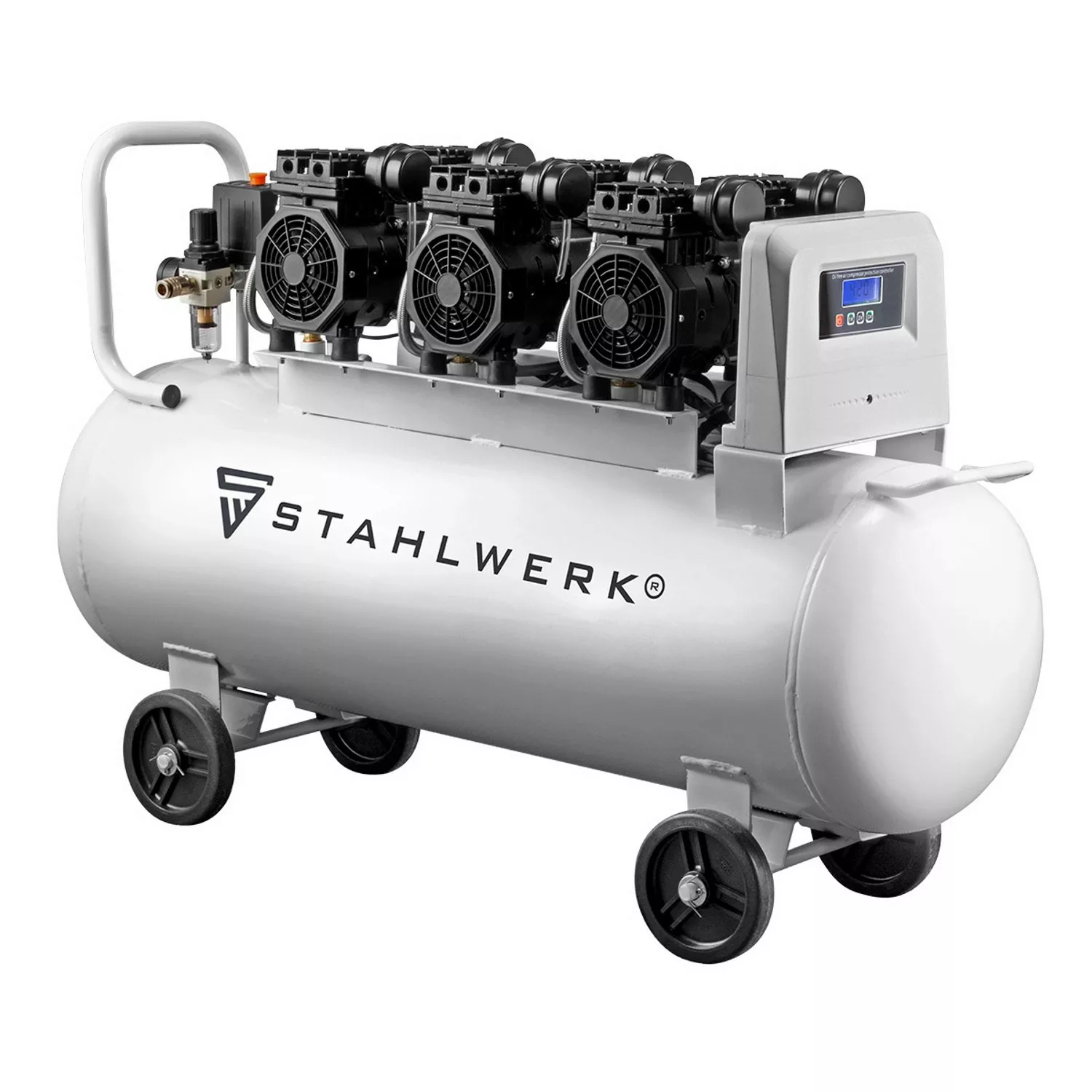 STAHLWERK Druckluft Kompressor ST 1010Pro mit 10bar, 100L Tank, 69dB und 5, günstig online kaufen