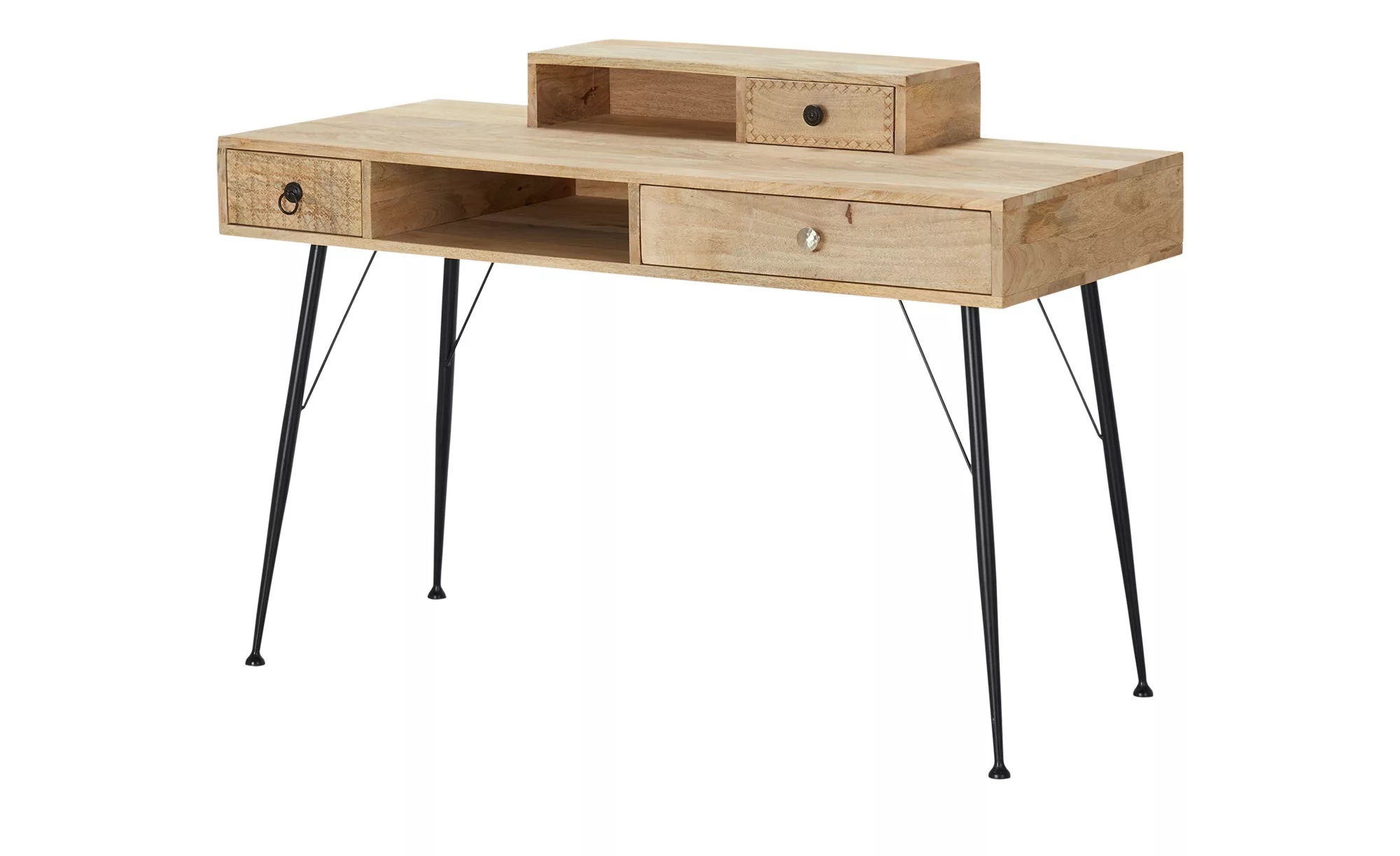 Schreibtisch  Tonga ¦ holzfarben ¦ Maße (cm): B: 125 H: 86 T: 58 Tische > S günstig online kaufen