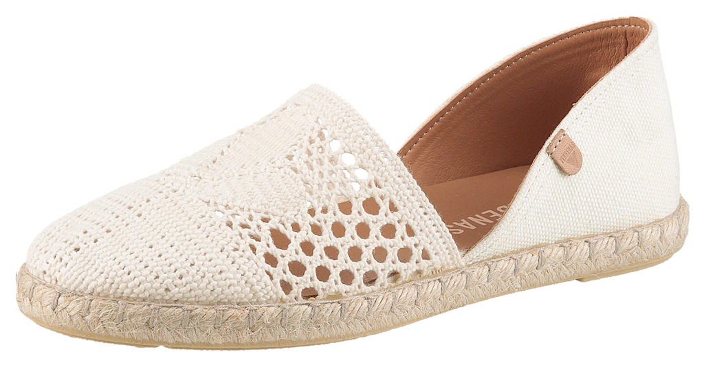 VERBENAS Espadrille "Carmen Crochet-Lino Paris", Slipper, Sommerschuh, Stra günstig online kaufen