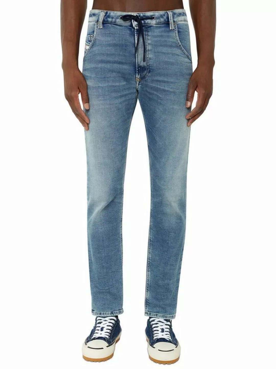 Diesel Tapered-fit-Jeans Stretch JoggJeans - Krooley 068BA - Länge:32 günstig online kaufen