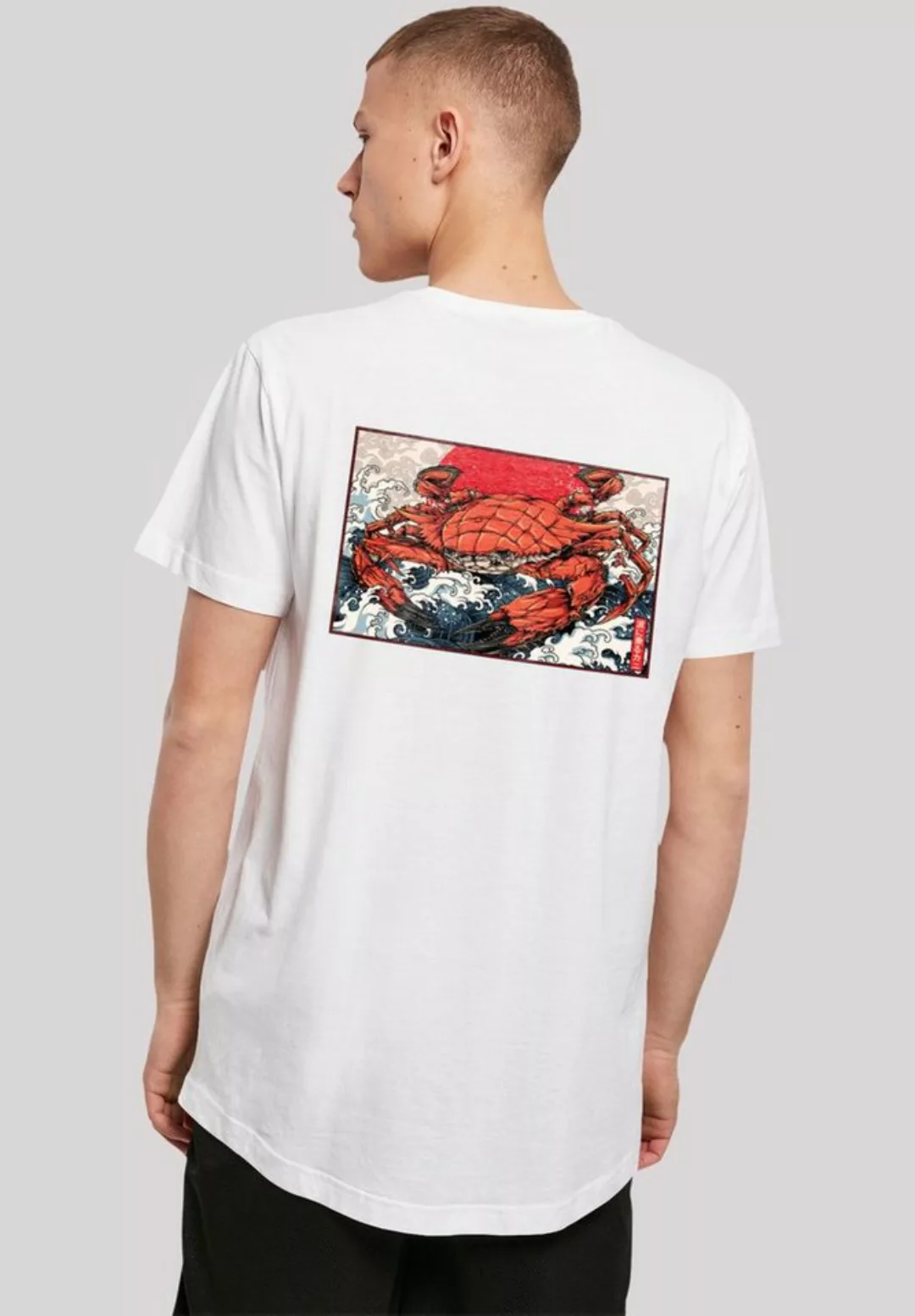 F4NT4STIC T-Shirt "Welle Crab Japan", Print günstig online kaufen