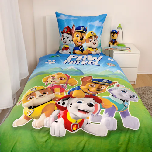 PAW PATROL Bettwäsche »Paw Patrol«, Glow in the Dark günstig online kaufen