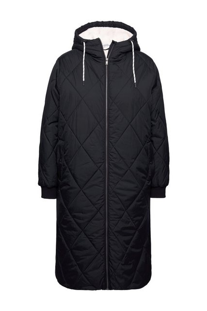 Studio Untold Wintermantel Steppmantel Loose Shape Kapuze 2-Wege-Zipper günstig online kaufen