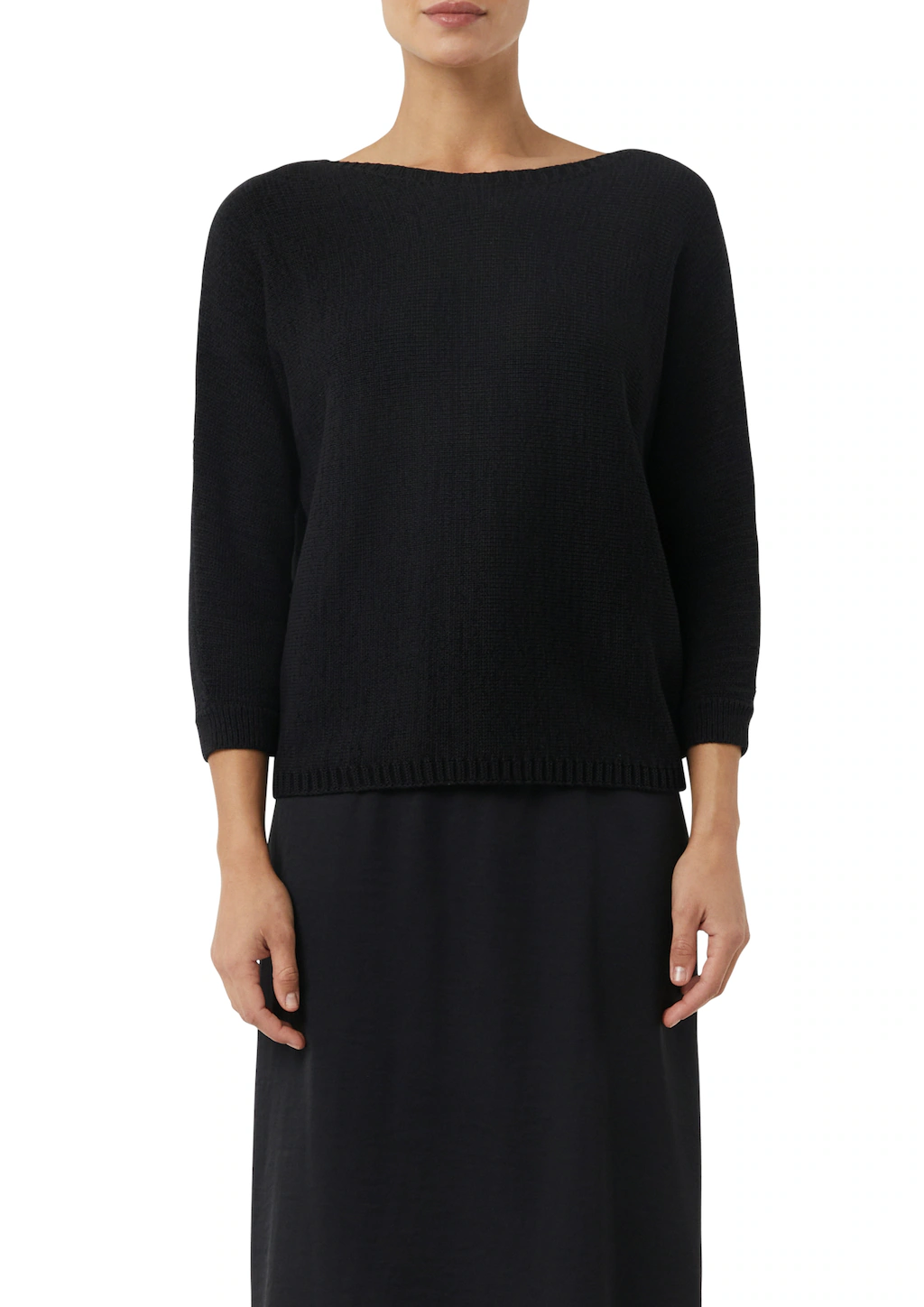 Comma Strickpullover, mit Leo-Schleifendetail günstig online kaufen