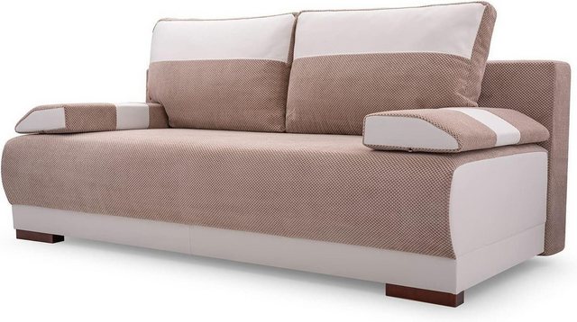 MOEBLO Schlafsofa NISA, Couch für Wohnzimmer, Sofagarnitur Polstersofa Wohn günstig online kaufen