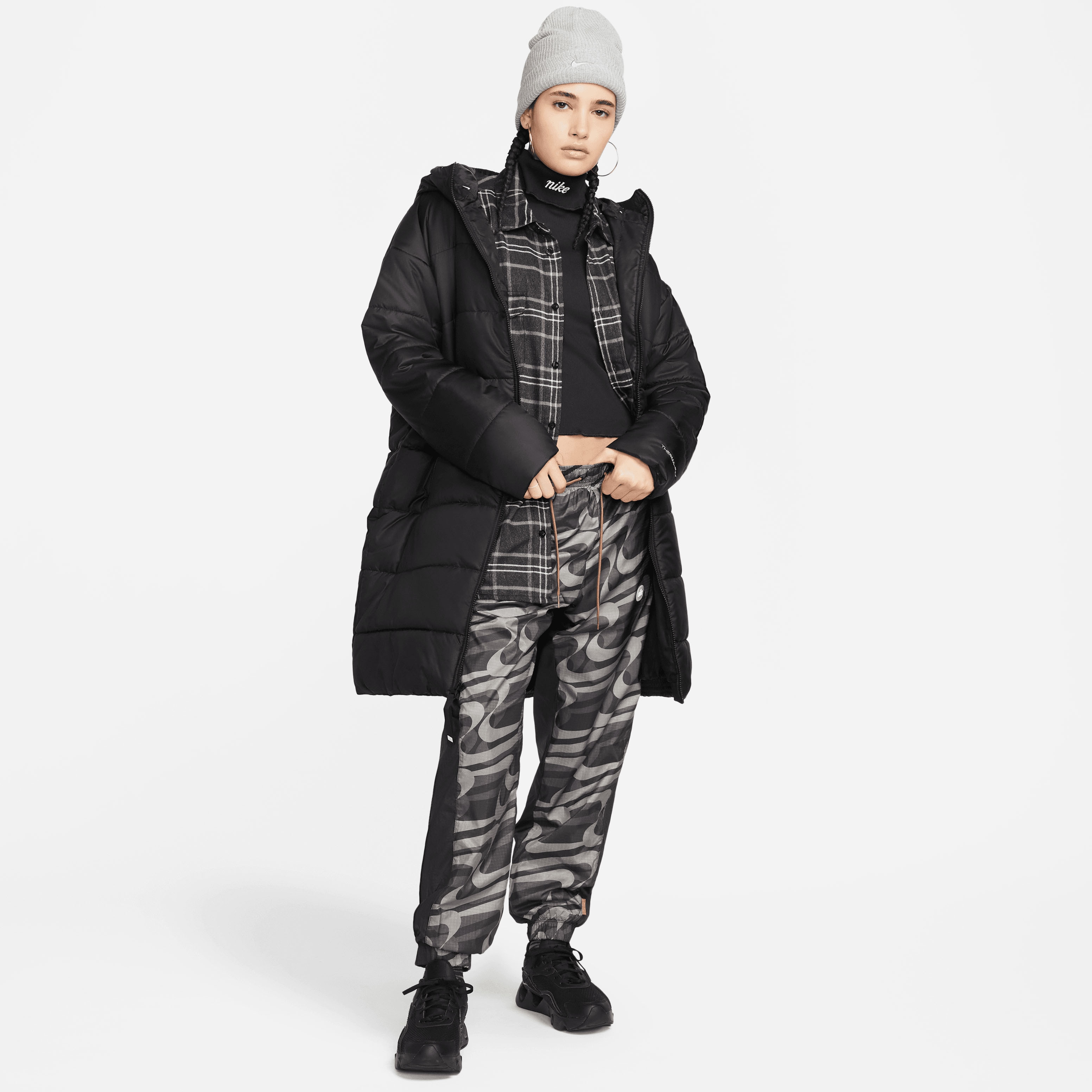 Nike Sportswear Steppmantel "Therma-FIT Repel Womens Hooded Parka" günstig online kaufen