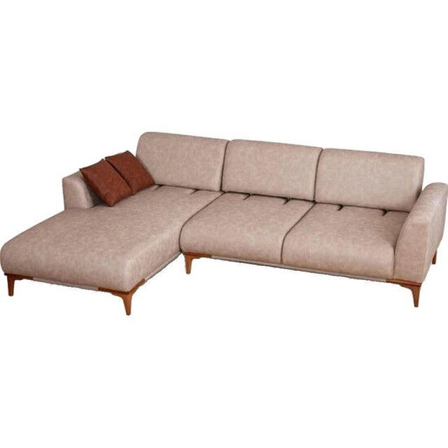 JVmoebel Ecksofa Modernes L-Form Sofa Wohnzimmer Polstercouch Stoffsofa Des günstig online kaufen