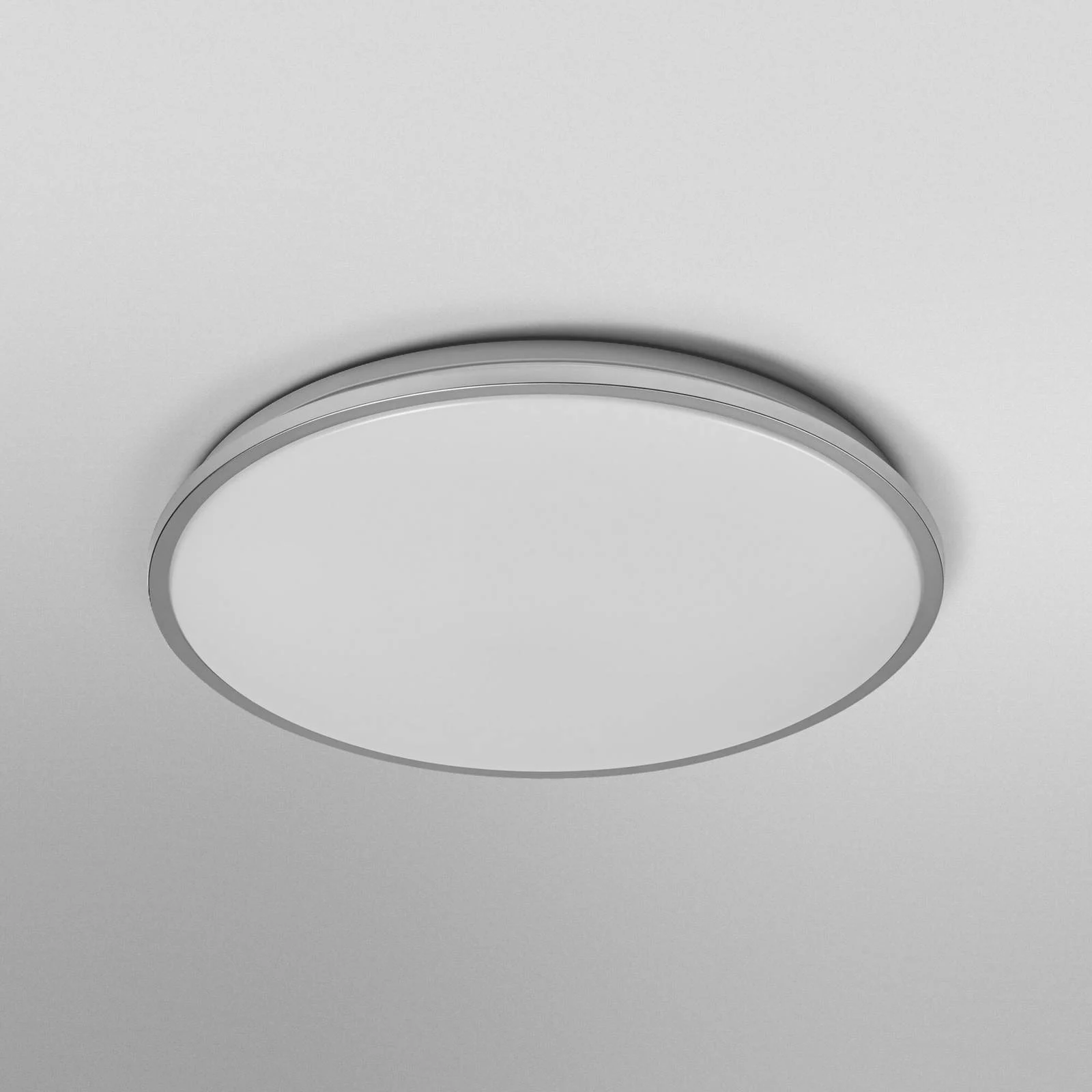 OSRAM LED-Deckenleuchte ORBIS DUBLIN, Ø 49 cm, silber Metall günstig online kaufen