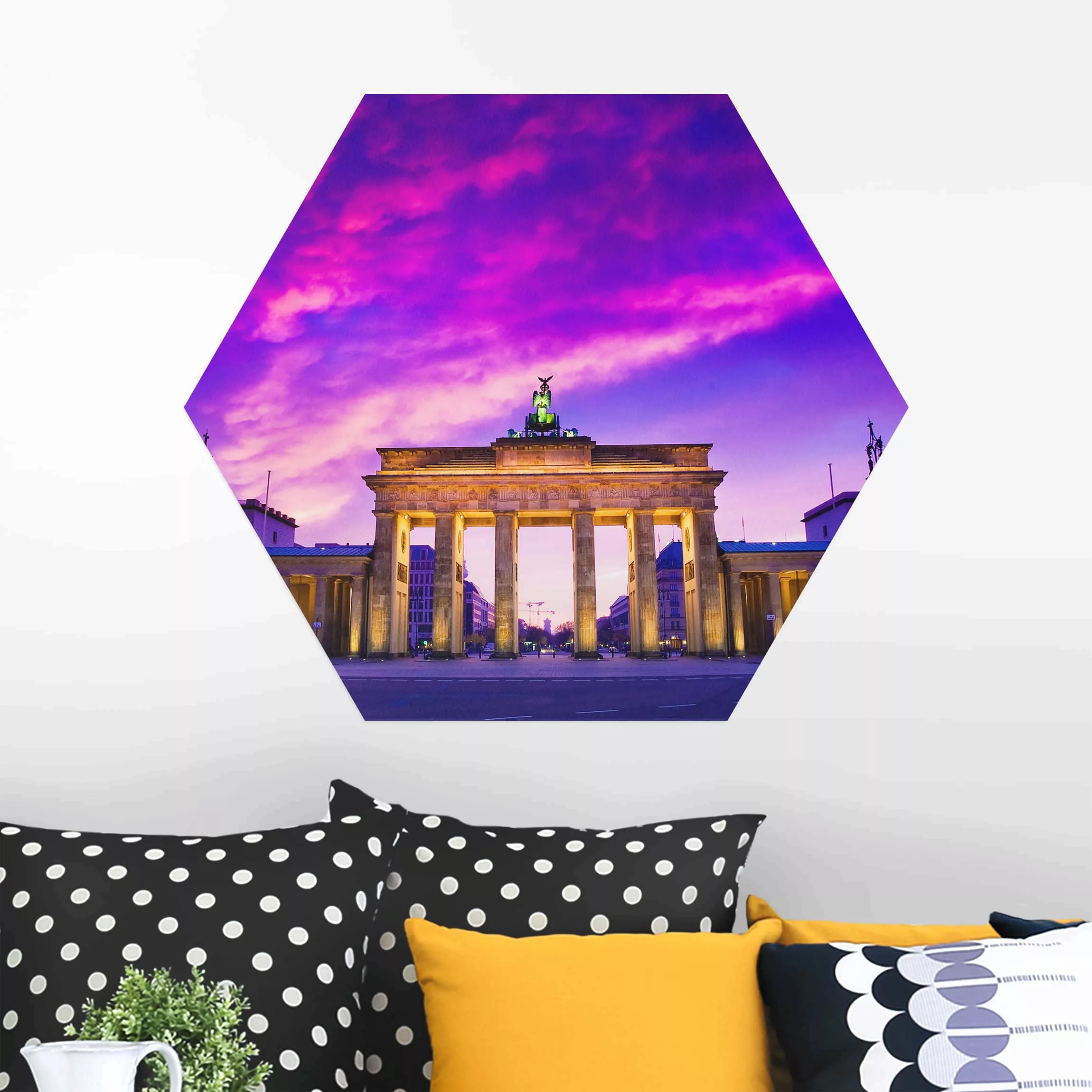Hexagon-Alu-Dibond Bild Architektur & Skyline Das ist Berlin! günstig online kaufen