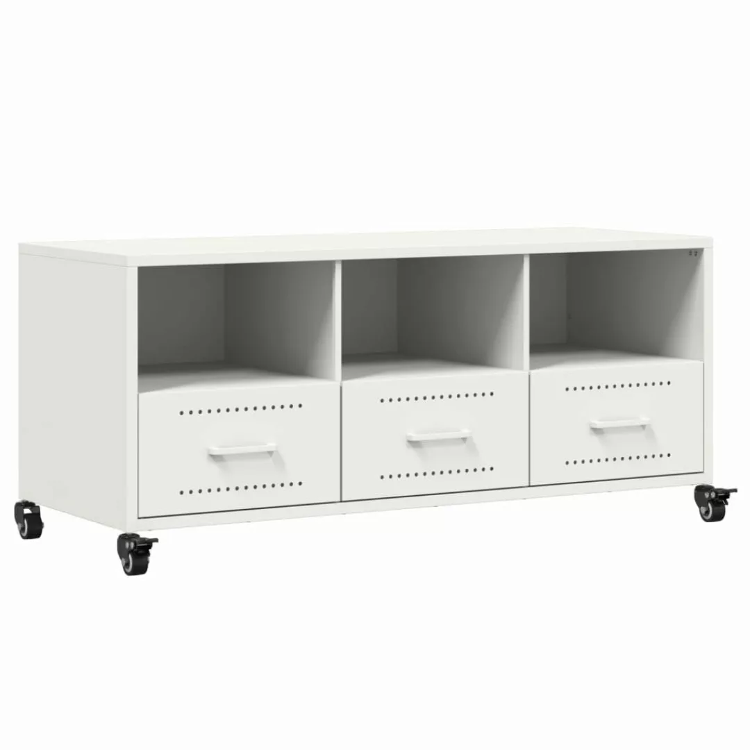 vidaXL TV-Schrank TV-Schrank Weiß 100,5x39x43,5 cm günstig online kaufen
