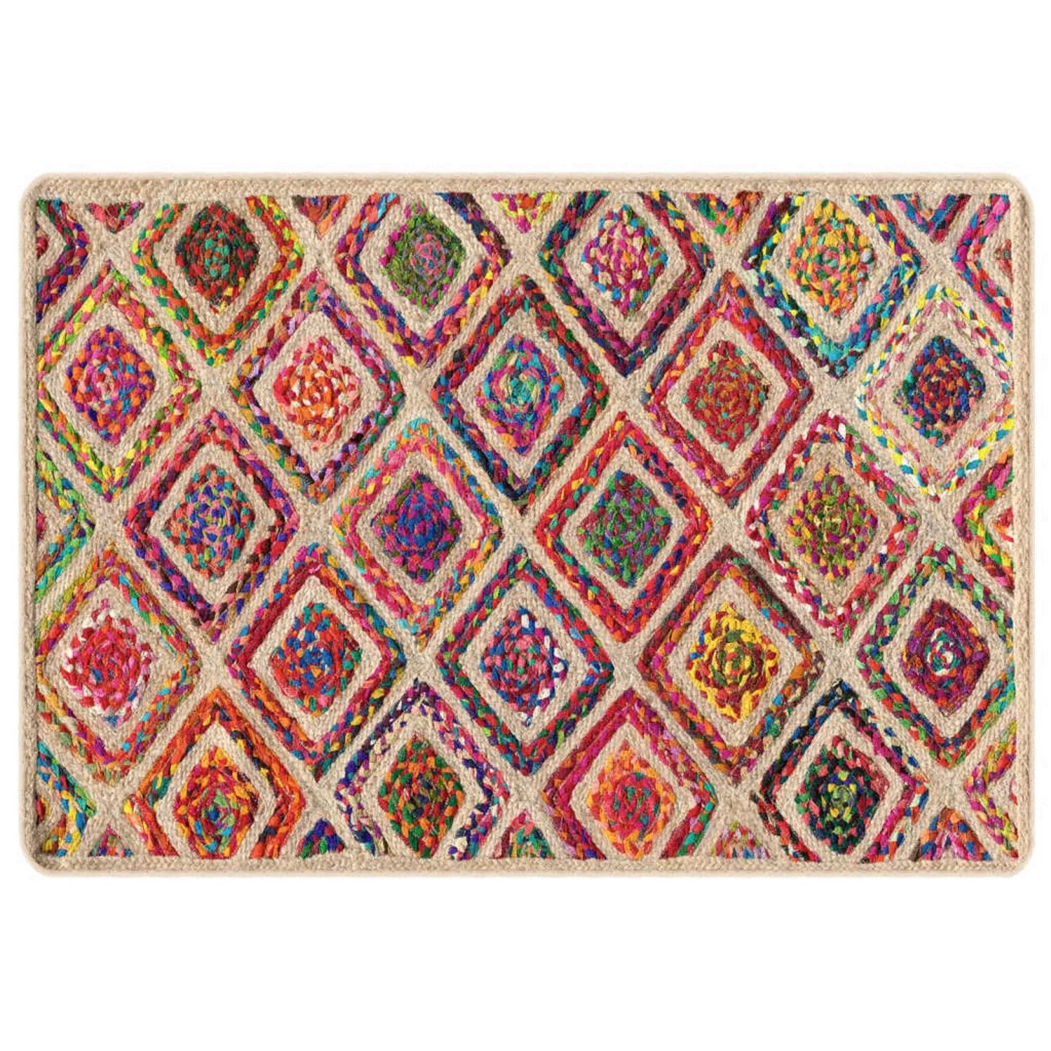 vidaXL Teppich Waschbar Mehrfarbig 160x230 Cm Rutschfest 1928083 günstig online kaufen