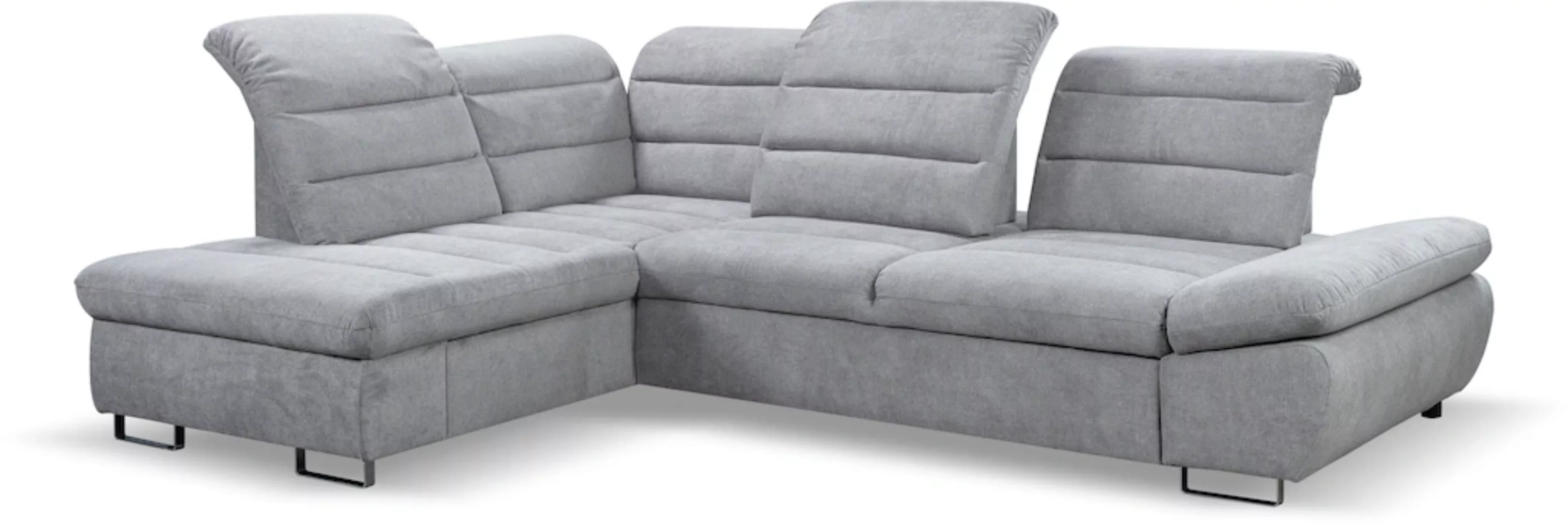 WERK2 Ecksofa "Roma L-Form", Sofa mit Schlaffunktion, Sitztiefenverstellung günstig online kaufen