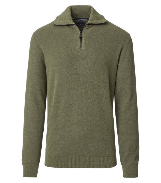 Casa Moda Halfzip Pullover Grün - Größe XXL günstig online kaufen