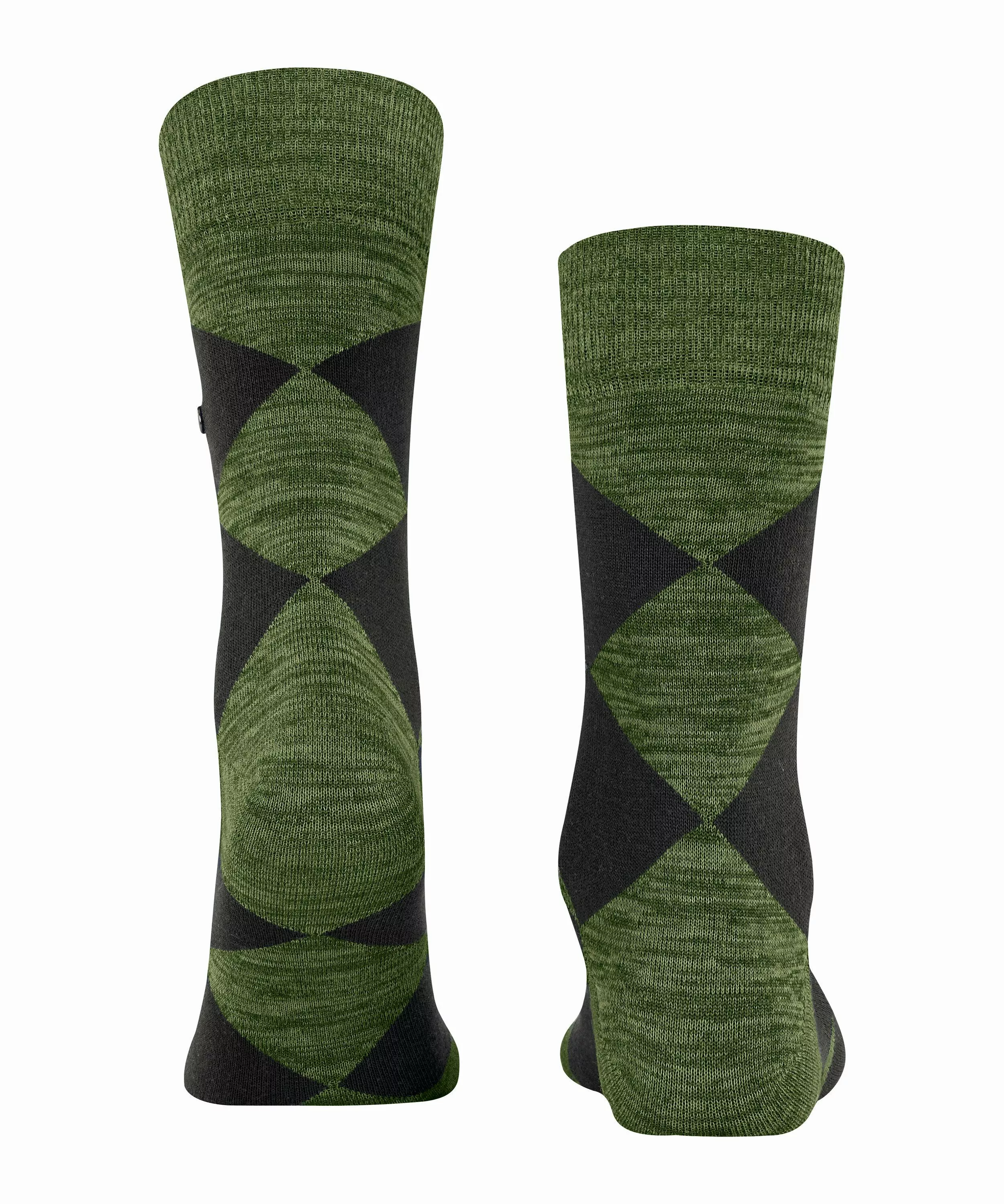 Burlington Multicolour Clyde Herren Socken, 40-46, Grün, Raute, Baumwolle, günstig online kaufen