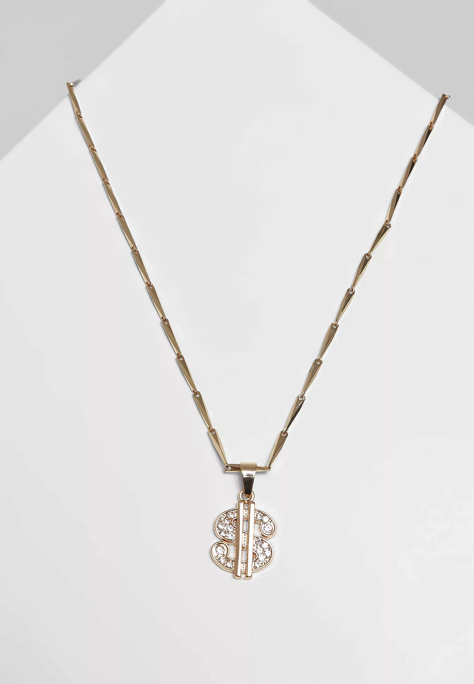 URBAN CLASSICS Edelstahlkette "Accessoires Small Dollar Necklace" günstig online kaufen