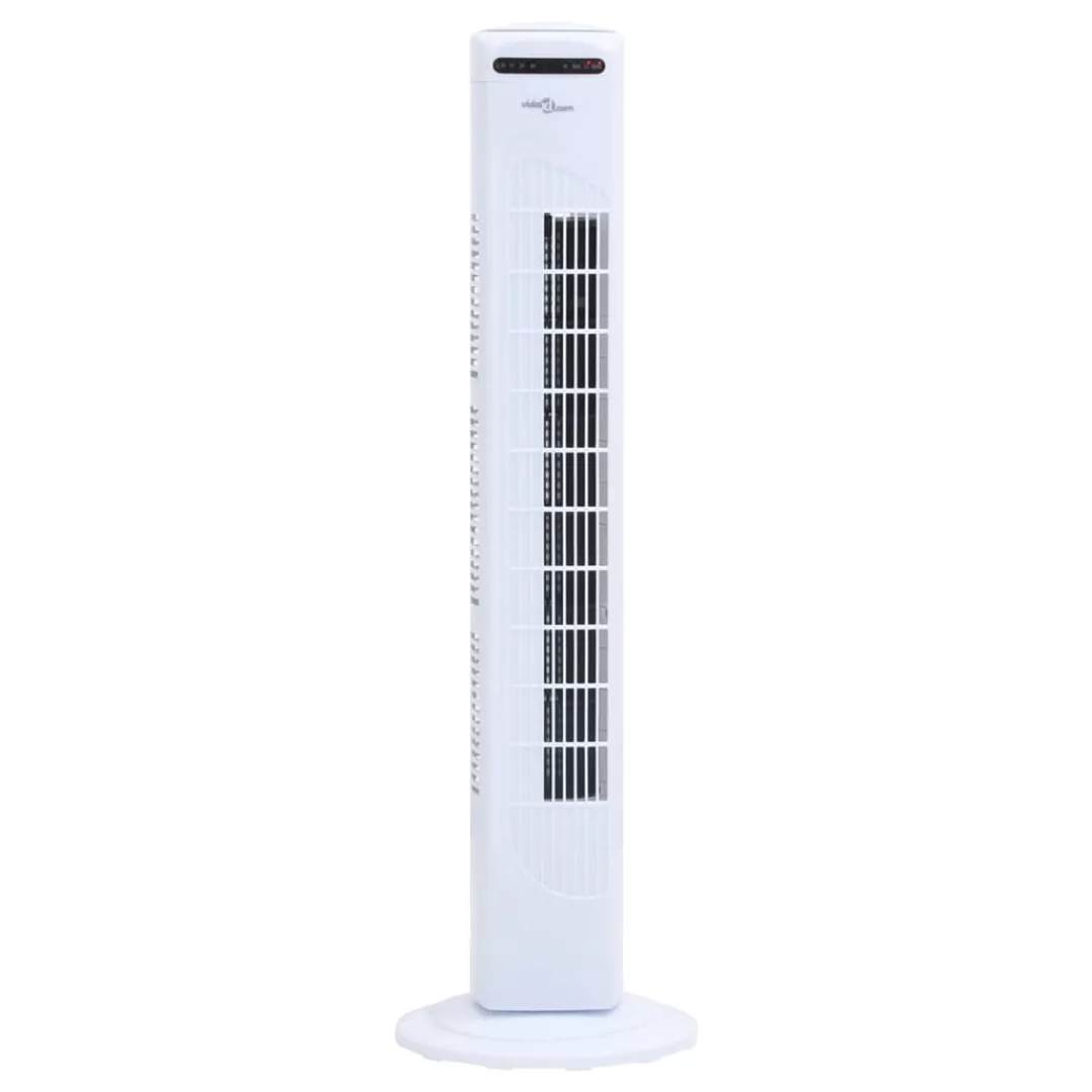 Turmventilator Mit Fernbedienung Und Timer Î¦24x80 Cm Weiß günstig online kaufen
