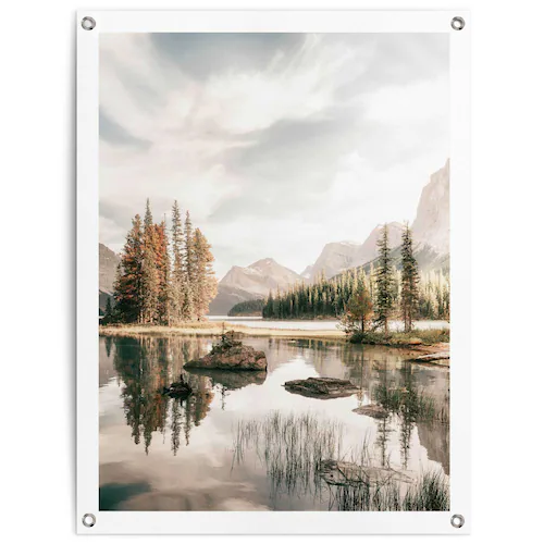 Reinders Poster "Bergsee", Outdoor für Garten oder Balkon günstig online kaufen