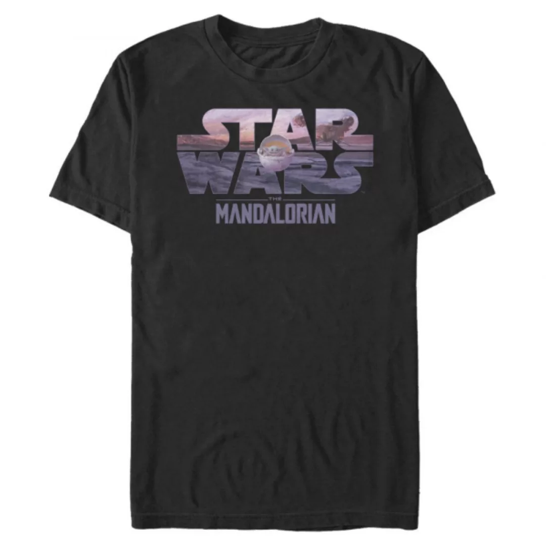 Star Wars - The Mandalorian - The Child Child Logo Fill - Männer T-Shirt günstig online kaufen