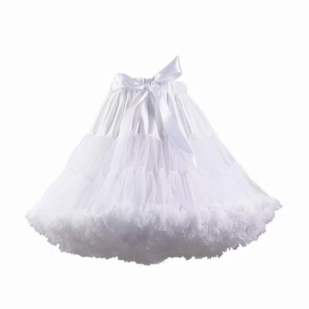 Gigicial Unterrock Damen Elastische Taille Chiffon Petticoat, Cosplay Rock günstig online kaufen