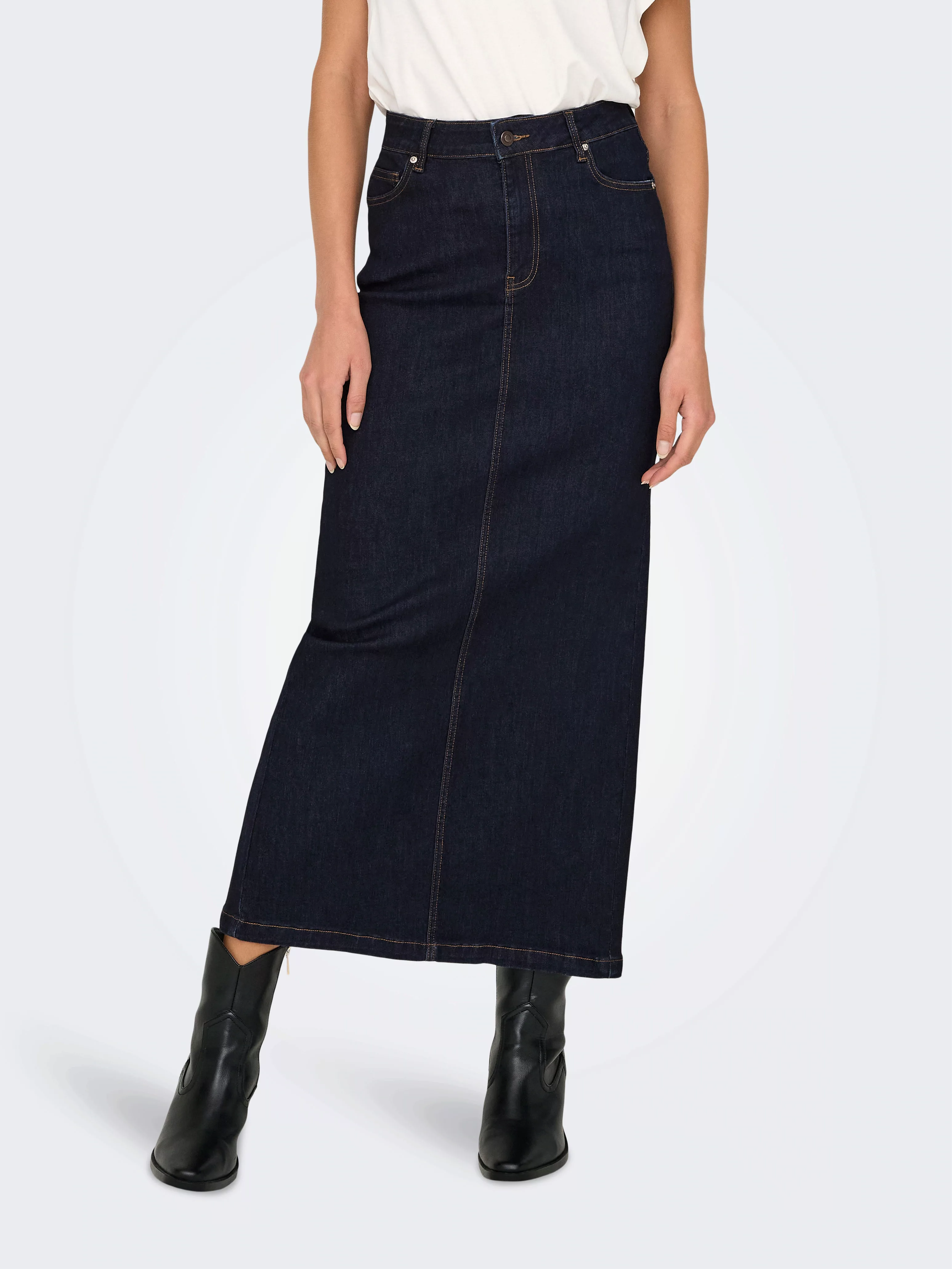 ONLY Jeansrock "ONLWALO MW SLIT DNM MAXI SKIRT GUA" günstig online kaufen